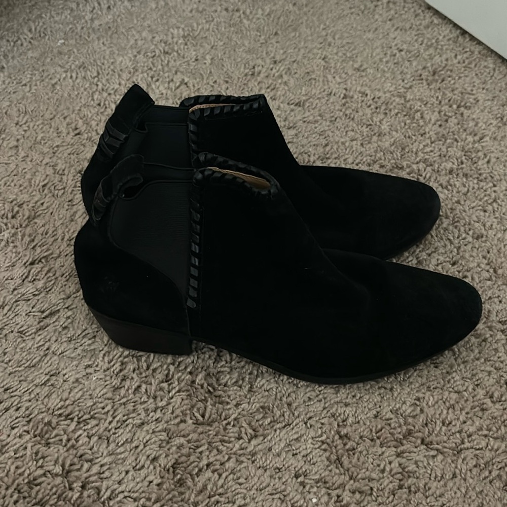 jack rogers black booties